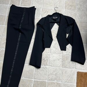 Deconstructed tuxedo by Comme Des Garçons